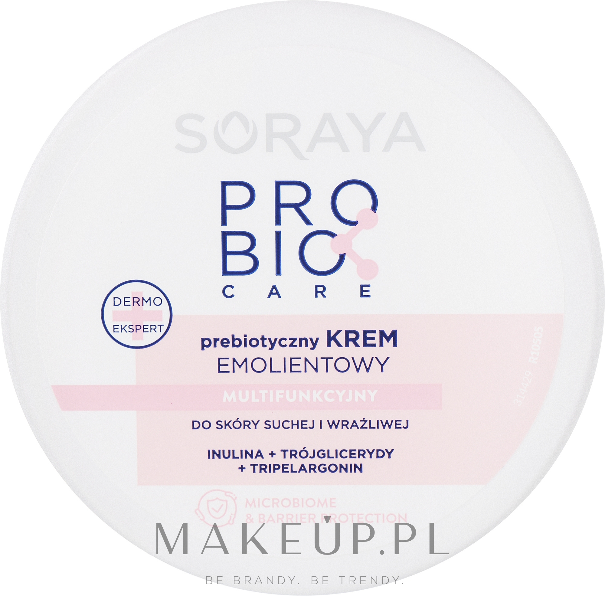 Probiotyczny krem ​​do skóry suchej i wrażliwej - Soraya Probio Care Emollient Cream — Zdjęcie 200 ml