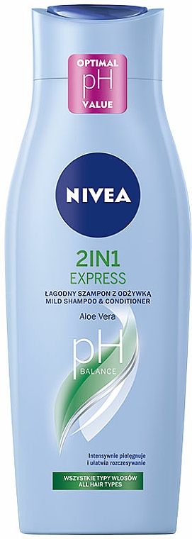 Szampon 2 w 1 Ekspresowa pielęgnacja - NIVEA Hair Care 2 in 1 Express Shampoo — Zdjęcie N5