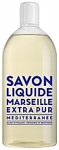 Mydło w płynie - Compagnie De Provence Mediterranee Extra Pur Liquid Marseille Soap Refill — Zdjęcie N1