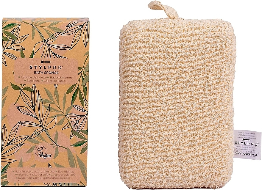 Gąbka do kąpieli - Stylideas Stylpro Bath Sponge — Zdjęcie N2