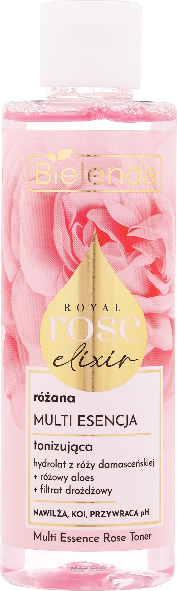 Esencja tonizująca Różana - Bielenda Royal Rose Elixir Multi Essence Rose Toner — Zdjęcie 200 ml