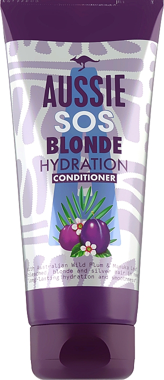 Odżywka do włosów blond - Aussie SOS Blonde Australian Wild Plum & Manuka Leaf — Zdjęcie N1