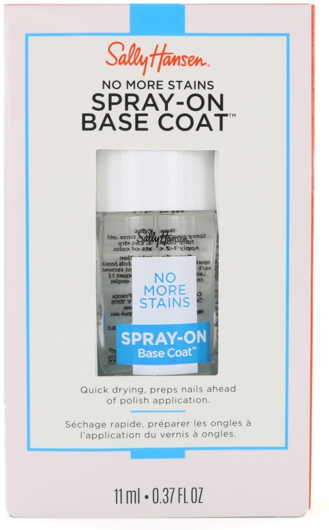 Baza do paznokci - Sally Hansen No More Stains Spray-On Base Coat — Zdjęcie N1
