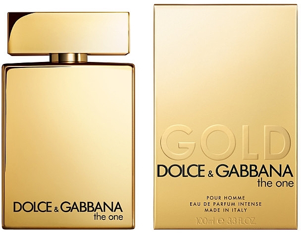 Dolce & Gabbana The One Gold Eau Intense for Men - Woda perfumowana — Zdjęcie N2