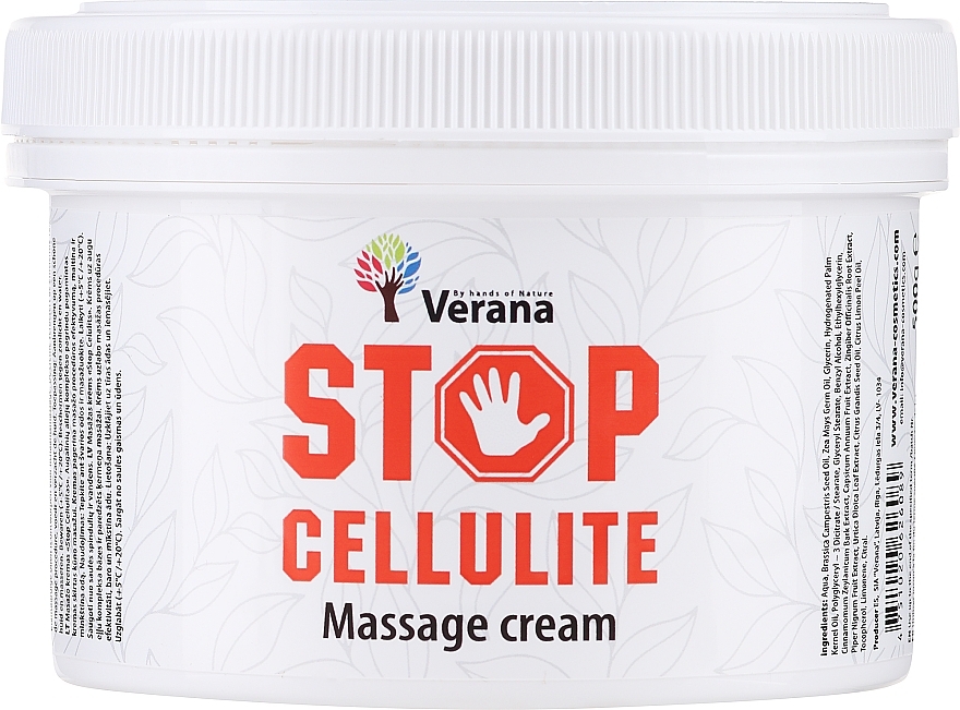 Krem do masażu Stop–cellulit - Verana Massage Cream Stop-Cellulite — Zdjęcie N2