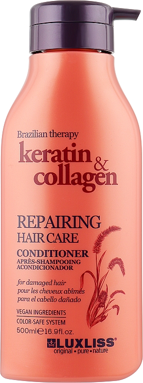 Odżywka regenerująca włosy - Luxliss Repairing Hair Care Conditioner — Zdjęcie N3