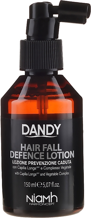 PRZECENA! Ochronny lotion przeciw wypadaniu włosów dla mężczyzn - Niamh Hairconcept Dandy Hair Fall Defence Lotion * — Zdjęcie N2