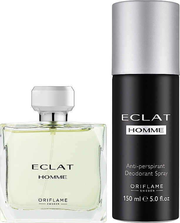 Oriflame Eclat Homme - Zestaw (EDT/75 ml + spray/150 ml)  — Zdjęcie N2