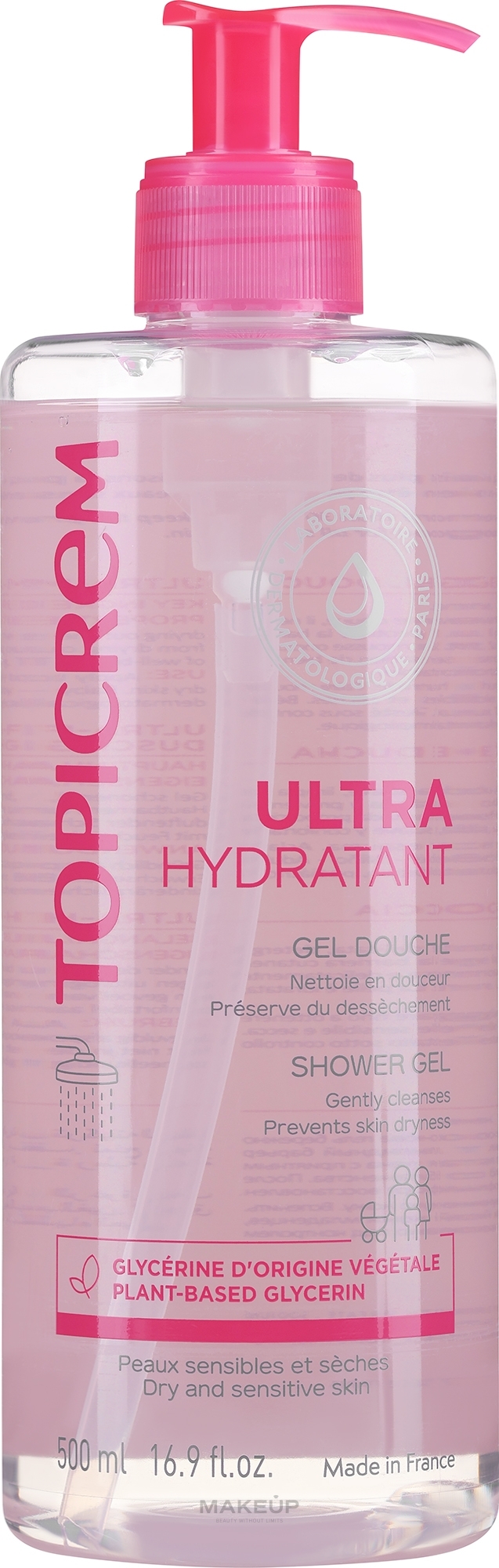 Ultra nawilżający żel pod prysznic - Topicrem Ultra-Moisturizing Shower Gel — Zdjęcie 500 ml