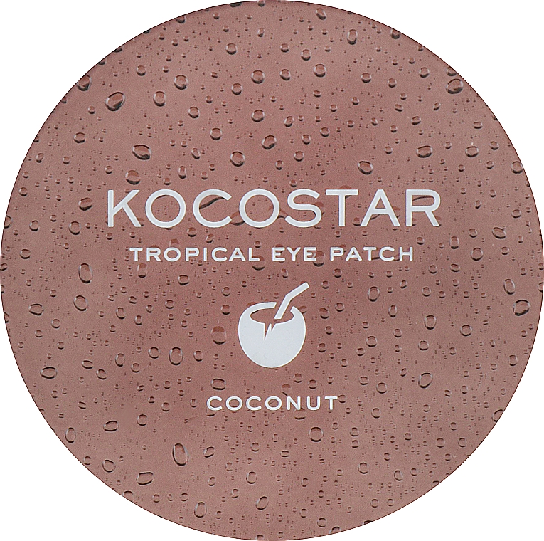 Hydrożelowe płatki pod oczy Kokos - Kocostar Tropical Eye Patch Coconut — Zdjęcie N5