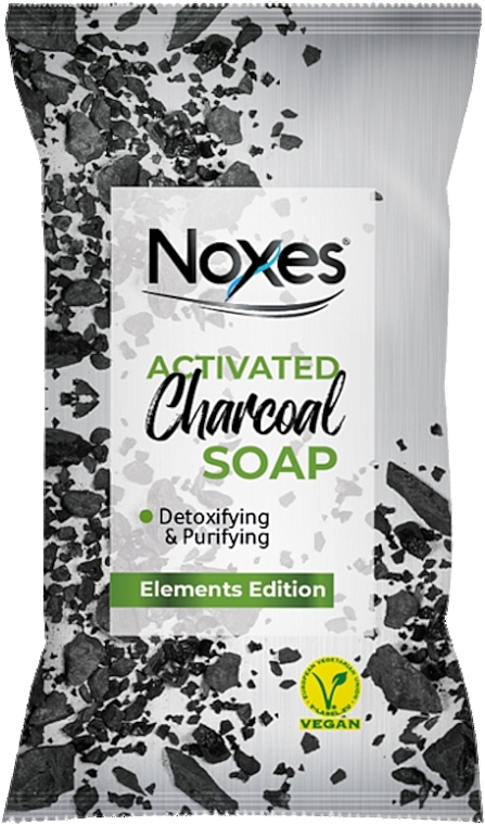 Mydło Węgiel aktywny - Noxes Elements Edition Activated Charcoal Soap  — Zdjęcie N1