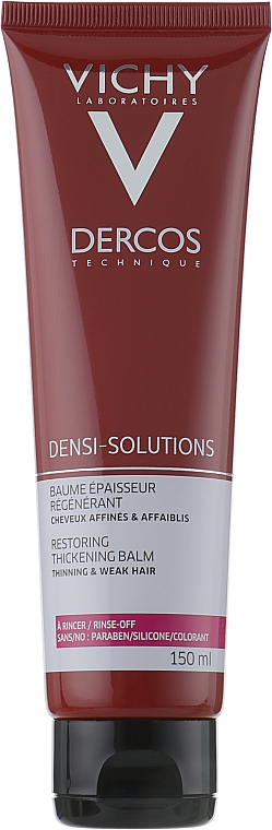 Regenerujący pogrubiający balsam do włosów cienkich i osłabionych - Vichy Dercos Densi-Solutions Restoring Thickening Balm — Zdjęcie N7