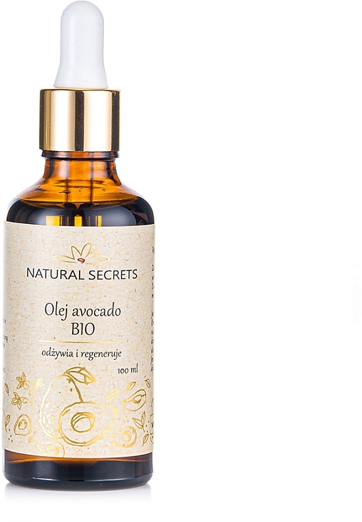 Bio olej z awokado - Natural Secrets Bio Avocado Oil — Zdjęcie N1