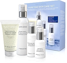 Kup Zestaw - Etre Belle Purity Intense Purifying Skin Care Set (cl/gel/150ml + ton/gel/190ml + f/cr/50ml + f/gel/30ml)