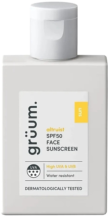 Krem przeciwsłoneczny do twarzy - Gruum Altruist Face Sunscreen SPF50 — Zdjęcie N1