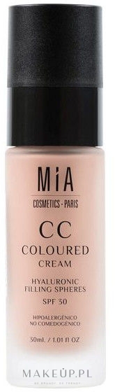 Krem CC do twarzy - Mia Cosmetics Paris CC Coloured Cream SPF30 — Zdjęcie Dark