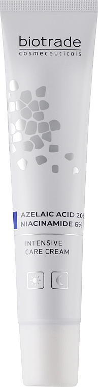 Intensywny krem ​​z kwasem azelainowym 20% i niacynamidem 6% - Biotrade Intensive Care Cream — Zdjęcie N1