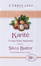 Odżywczy krem do rąk z masłem shea - L'Erbolario Karite Shea Butter Nourishing Hand Cream — Zdjęcie N1