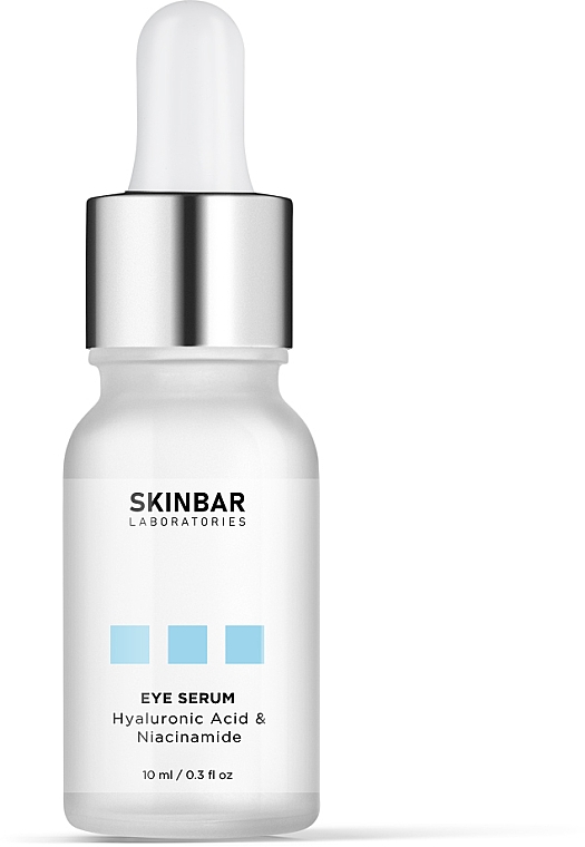 Serum pod oczy z kwasem hialuronowym i niacynamidem - SKINBAR Hyaluronic Acid & Niacinamide Eye Serum — Zdjęcie N7