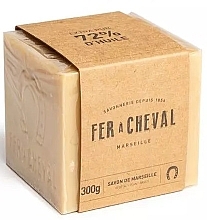 Naturalne mydło roślinne, w kostce - Fer A Cheval Vegetal Marseille Soap Cube — Zdjęcie N1