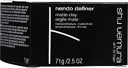 Kup Matowa glinka modelująca do włosów - Shu Uemura Art Of Hair Nendo Definer Matt Clay 