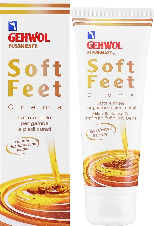 Krem do stóp i nóg z kwasem hialuronowym - Gehwol Fusskraft Soft-Feet Creme — Zdjęcie N2