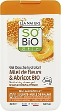 Żel pod prysznic z miodem i morelą - So'Bio Etic Honey & Apricot Moisturizing Shower Gel — Zdjęcie N1