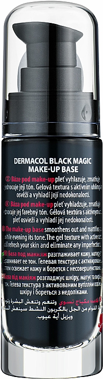 Detoksykująca baza pod makijaż - Dermacol Black Magic Makeup Primer — Zdjęcie N2