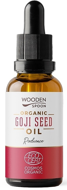 WYPRZEDAŻ Olej z nasion jagód Goji - Wooden Spoon Organic Goji Berry Seed Oil * — Zdjęcie N1