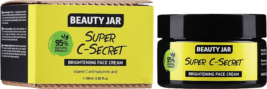 Rozświetlający krem do twarzy - Beauty Jar Super C-Secret Brightening Face Cream — Zdjęcie N1