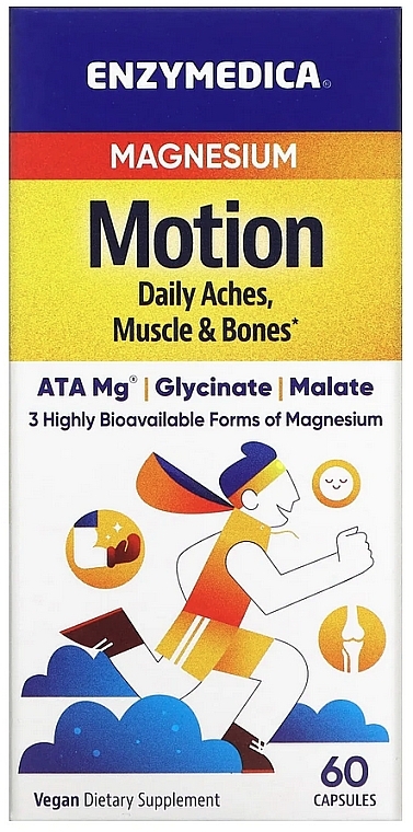 Suplement diety Magnez - Enzymedica Magnesium Motion — Zdjęcie N1