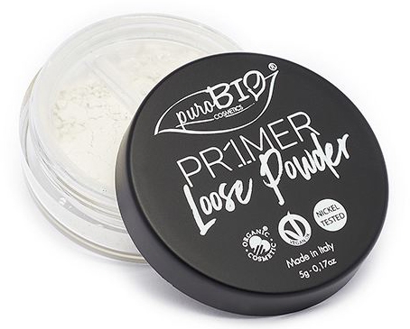 Sypki puder utrwalający - PuroBio Cosmetics Primer Loose Powder — Zdjęcie N1