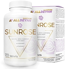 WYPRZEDAŻ Suplement diety Naturalny beta karoten, tabletki - AllNutrition AllDeynn SunRose * — Zdjęcie N1