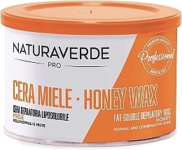 Ciepły wosk do depilacji w puszce - Naturaverde Pro Honey Fat-Soluble Depilatory Wax — Zdjęcie N1