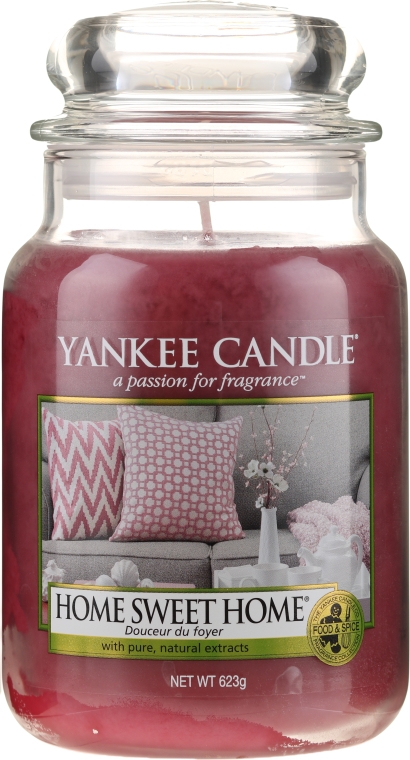 Świeca zapachowa w słoiku - Yankee Candle Home Sweet Home — Zdjęcie N1