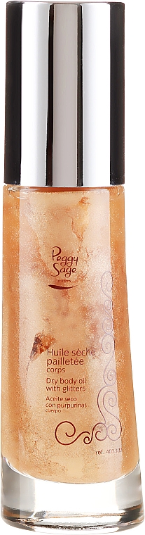 Olejek z połyskującymi drobinkami do ciała - Peggy Sage Body Oil With Glitter — Zdjęcie N2