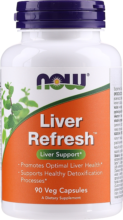 Suplement diety wspierający wątrobe - Now Foods Liver Refresh — Zdjęcie N1