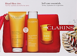 Kup Zestaw - Clarins Aroma Ritual Collection (sh/conc/200ml + b/balm/200ml + candle/50g + pouch/1pc)