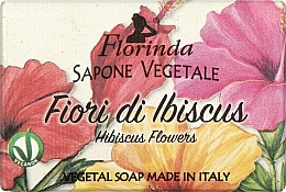 Kup Naturalne mydło Kwiaty hibiskusa - Florinda Sapone Vegetale Hibiscus Flowers