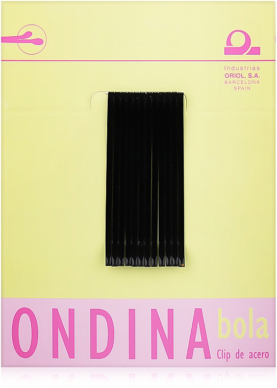 Wsuwki do włosów 50 mm, czarne - Ondina — Zdjęcie N1