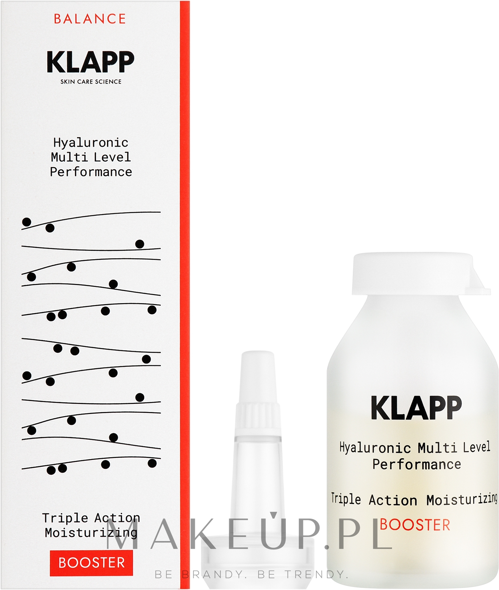 Serum do twarzy o potrójnym działaniu - Klapp Balance Triple Action Moisturizing Booster — Zdjęcie 15 ml