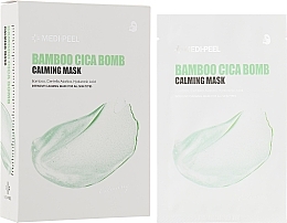Kojąca maseczka do twarzy - MEDIPEEL Bamboo Cica Bomb Calming Mask — Zdjęcie N3