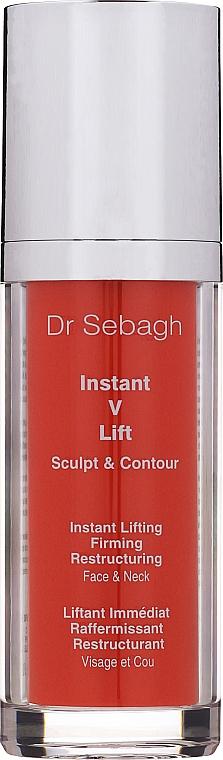 Ekspresowo liftingujące serum odbudowujące do twarzy i szyi - Dr Sebagh Supreme Instant V Lift — Zdjęcie N1