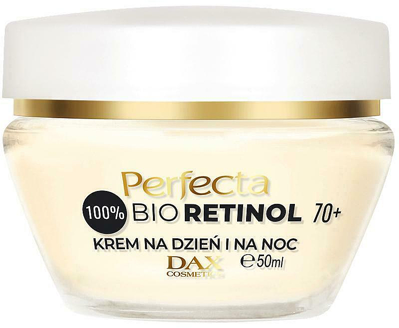 Silnie przeciwzmarszczkowy krem na dzień i na noc 70+ - Perfecta Bio Retinol 70+ Anti-Wrinkle Day And Night Cream-Firming — Zdjęcie N3