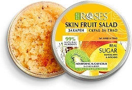 Kup Peeling do twarzy i ciała Mango, awokado i kiwi - Nature of Agiva Roses Body Fruit Salad Nourishing Sugar Scrub