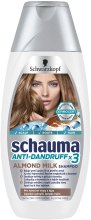 Przeciwłupieżowy szampon z mleczkiem migdałowym - Schwarzkopf Schauma Anti-Dandruff x3 Almond Milk — фото N1