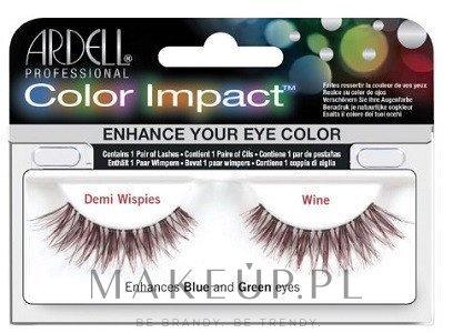 Sztuczne rzęsy - Ardell Color Impact Lash Demi Wispies  — Zdjęcie Wine