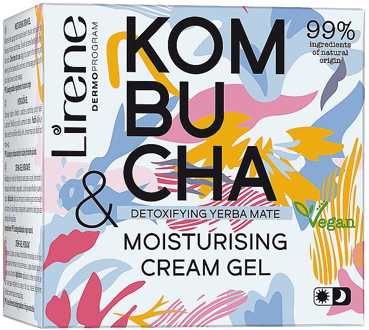 Nawilżający krem-żel Kombucha - Lirene Kombucha Moisturising Cream Gel — Zdjęcie N2