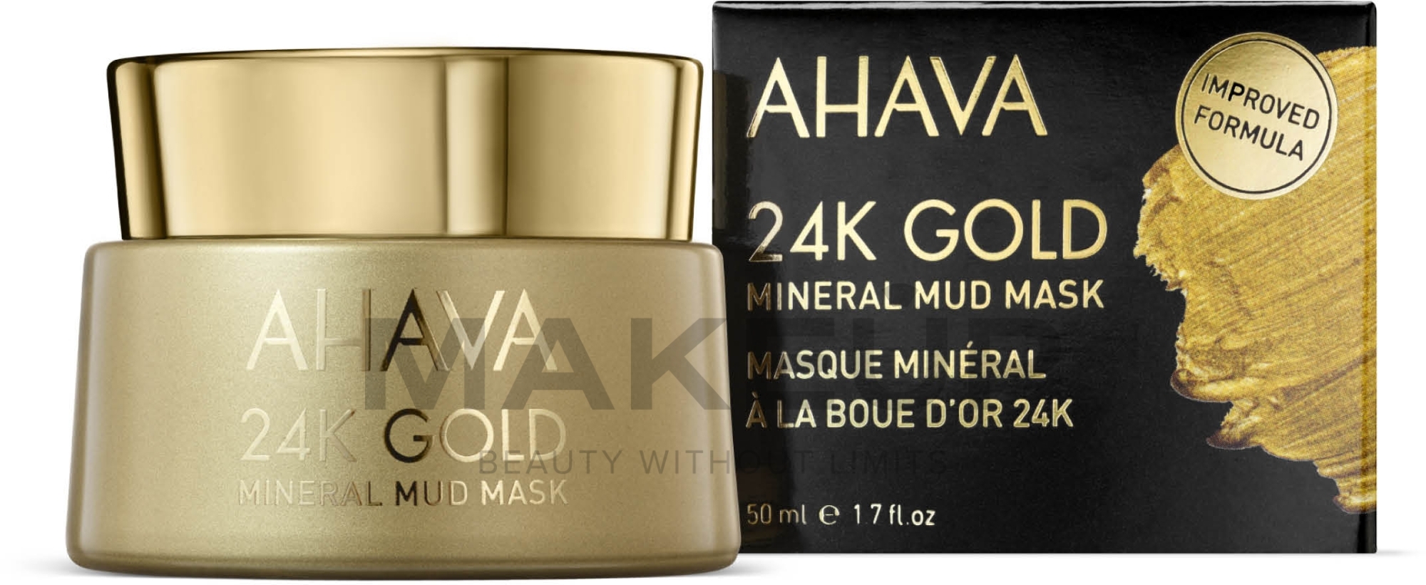 Maska do twarzy na bazie złota - Ahava 24K Gold Mineral Mud Mask — Zdjęcie 50 ml