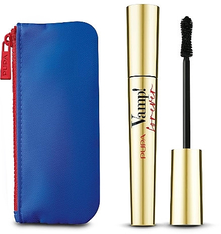 Zestaw - Pupa Vamp! Forever Lashes (mascara/9ml + pouch) — Zdjęcie N1